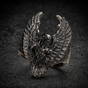 BLACK 'Fly Like an Eagle' Big, Bold & Heavy Ring (#R0464)