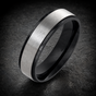 Black Stepped Edge w/Brushed Ring (#R0808)