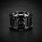 Black 'TCB' Elvis Presley Ring (#R0580)