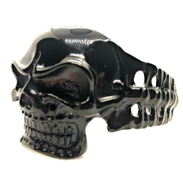 black skull bangle bracelet