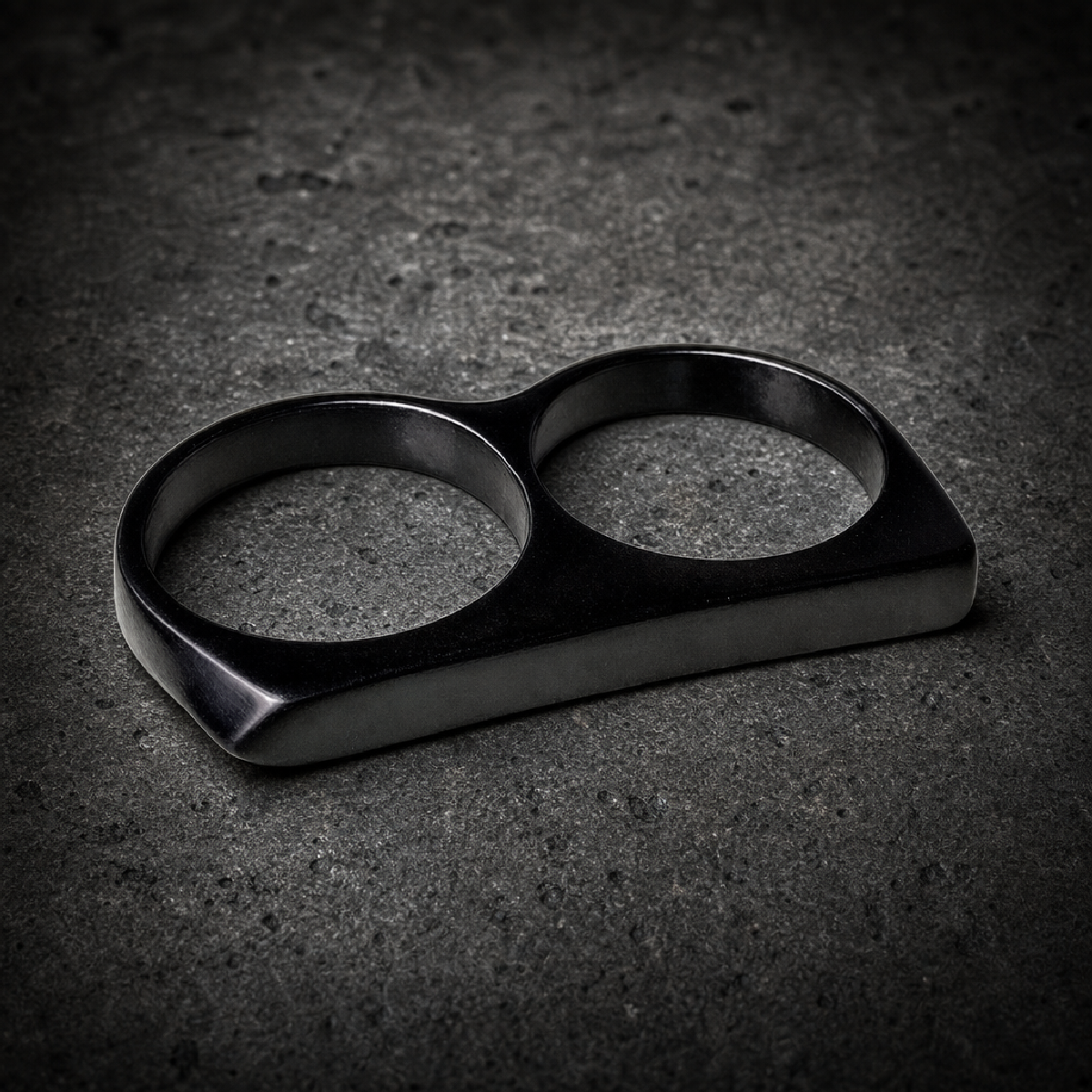 Blackout Vision – Dual Stainless Steel Ring - 316L stainless steel unisex jewelry (R0759)