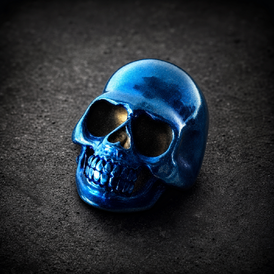 Blue Collar Man - Skull Ring - 316L stainless steel unisex jewelry (R0694)