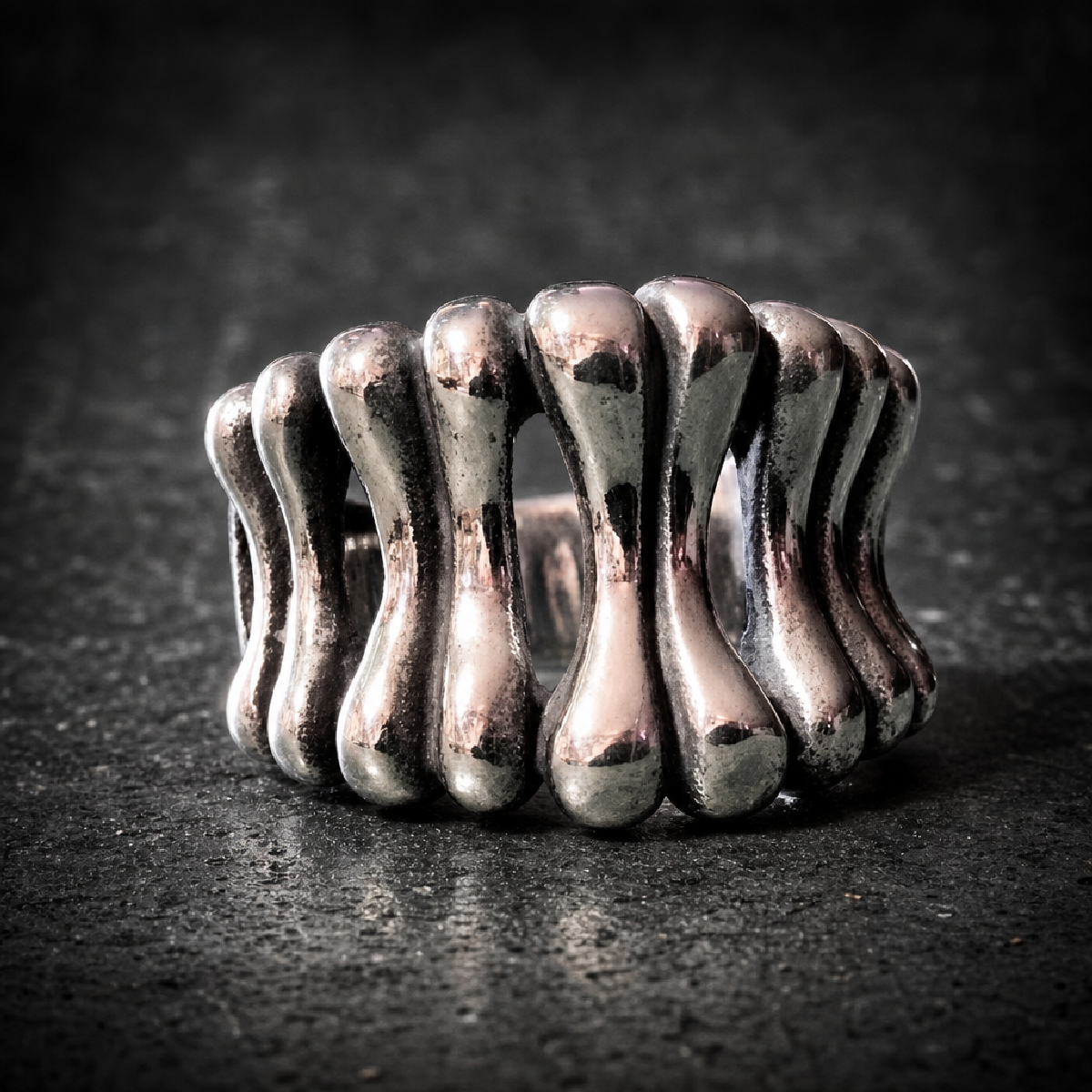Bone Daddy Ring - 316L stainless steel unisex jewelry (R0752)