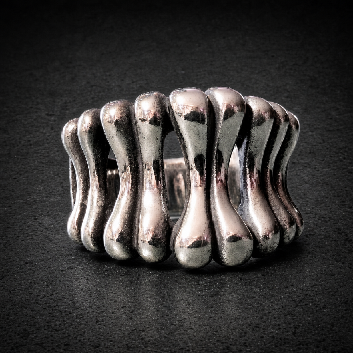 Bone Daddy Ring - 316L stainless steel unisex jewelry (R0752_SIZE07)