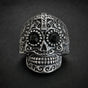 Cruz de los Muertos Ring w/ Black Eyes (#R0930) - Only 6 Left