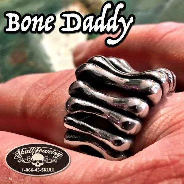 bone daddy skeleton ring