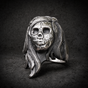 Bonita - Sugar Skull aka Día de Muertos anillo (#R0365)