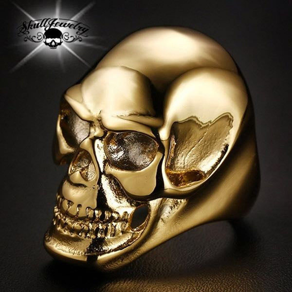 bronze skull ring