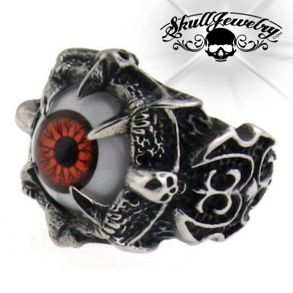 Brown eye ball ring