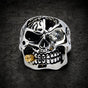 Bullet Eater Skull Ring — Skull Ring with CZ (#R0887)