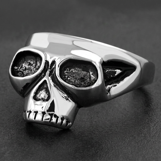 'Search & Destroy' Skull Ring (#c109)