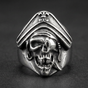 Blackbeard - Pirate Skull Ring (#c350)