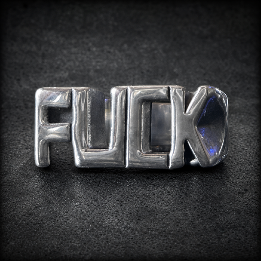 Can't Say It Hear Ring - 316L stainless steel unisex jewelry (R0419)