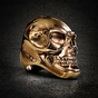 Carried Away - Big, Bold & Heavy Steel Skull Ring (#R0444)