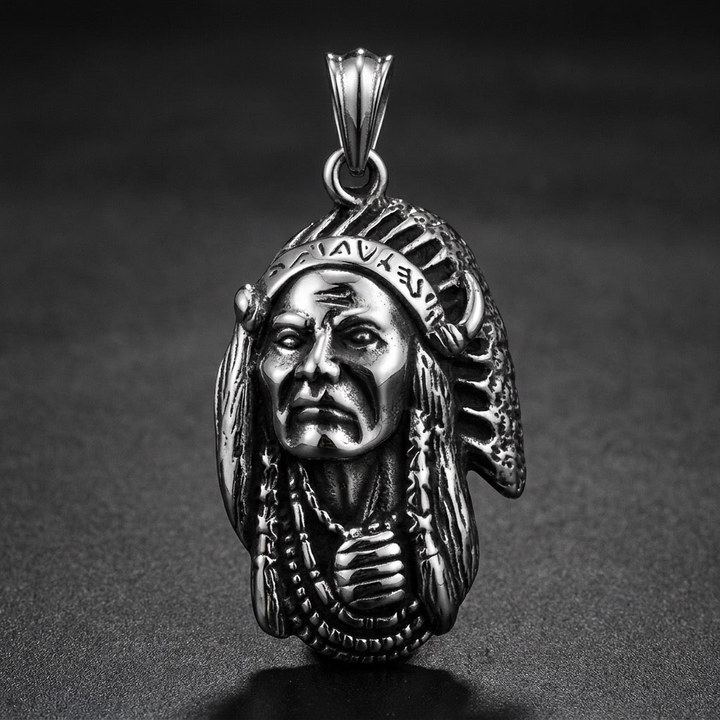 Navajo Chief Pendant (#P065)