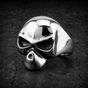 Close Enough To Perfect Stainless Steel Skull Ring (#R0319)