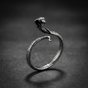 Shadow Cobra Coil Ring (#R0179)