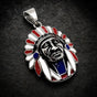 Colors of the Land Native American Pendant (#P369)