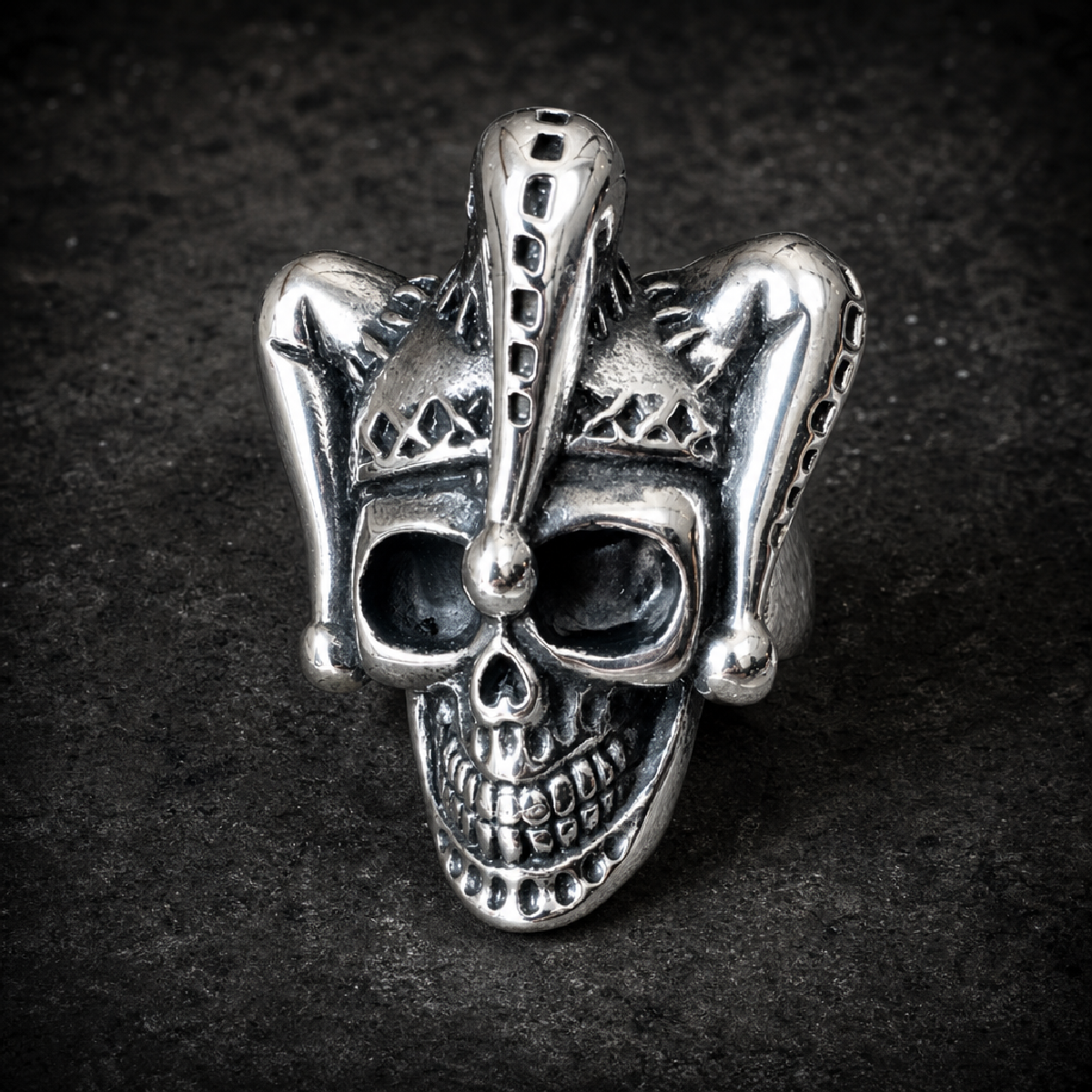 Court Jester - Stainless Steel Ring - 316L stainless steel unisex jewelry (R0790)