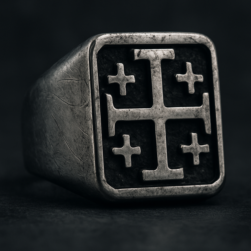 Eternal Cross Power Ring (#R0064) - alternate view