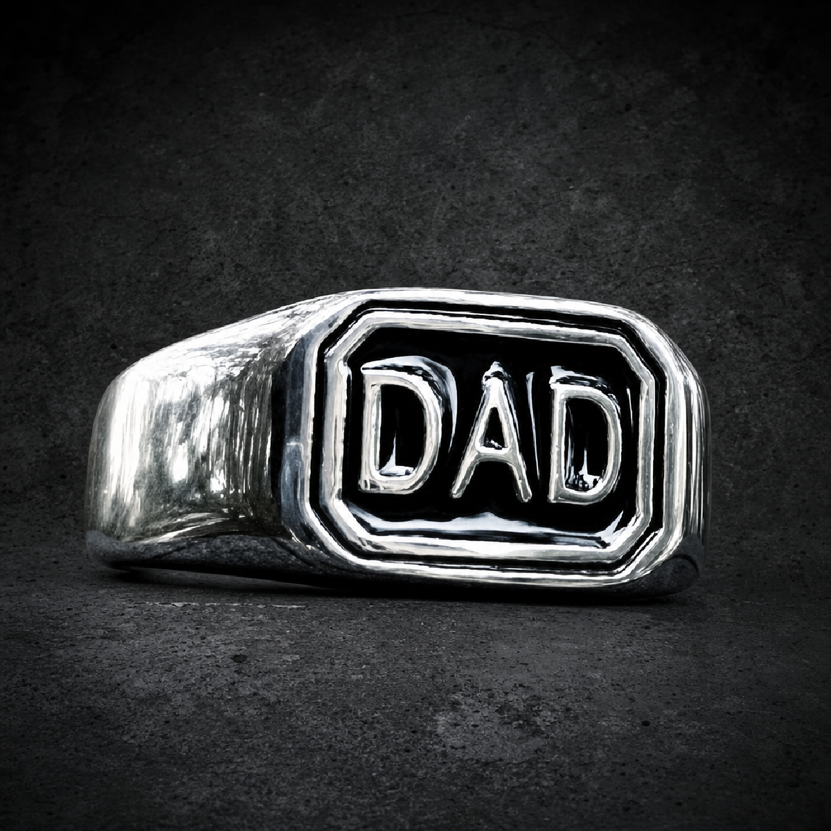 Dad - Ring - 316L stainless steel unisex jewelry (R0795)