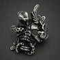 Necrosis Snake Cranium Pendant (#P921)
