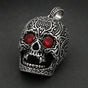 Catafalque Jeweled Skull Pendant (#P940)