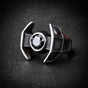 Darkstar Reaper — Starfighter Ring with Black Stone (#R0891)