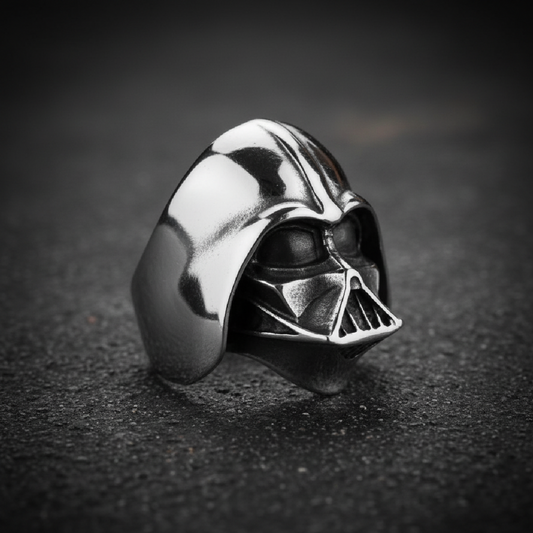 Darth Vader Ring - 316L stainless steel unisex jewelry (R0527)