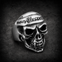 Dead City Choppers Skull Ring with Bandana (#R0383)