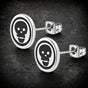 Deathrock Skull Stud Earrings (#E093)
