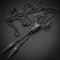 Antlered Skull Talisman (pendant slides on chain) (#N317)