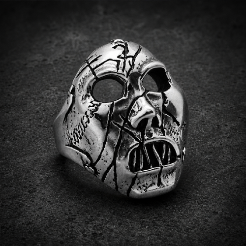 DER EISENMAUL Outcast II of IV — DEATHMASK LEGION: OUTCASTS - ring 316L stainless steel unisex jewelry (R0847)