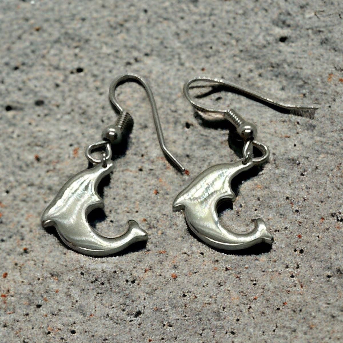 dolphin earrings