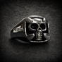Don't Bring Me Down - Skull & Cross Ring (#R0441)