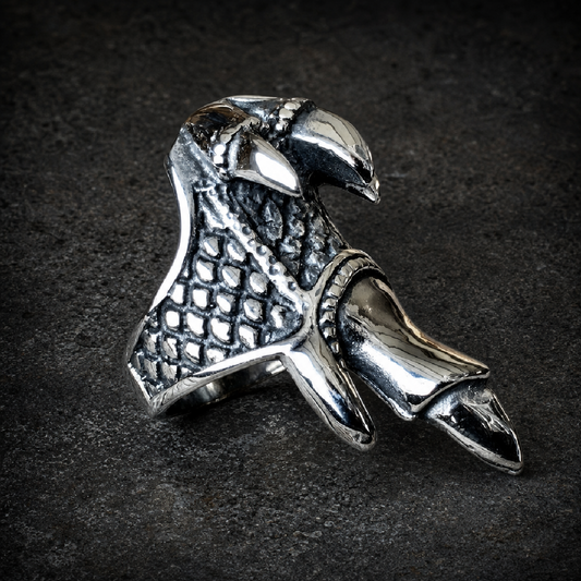 Drago - Dragon Claw Stainless Steel Ring - 316L stainless steel unisex jewelry (R0487)