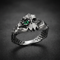 Stoic Red Eye Dragon Ring (#R0251)