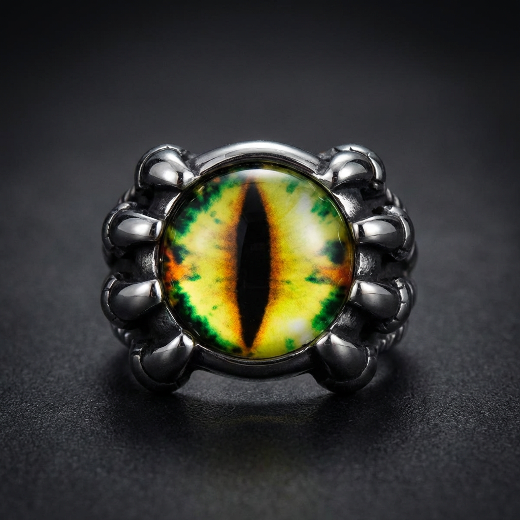 Praetorian Phalanx ring crafted from 316L stainless steel with a powerful, commanding, and brutal design.