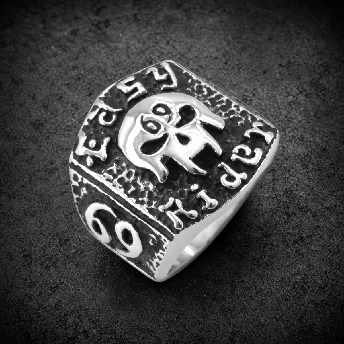 Easy Rider - 69 Ring - 316L stainless steel unisex jewelry (R0622)