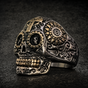 El Dios Sol - Son God Skull Ring (#R0817)