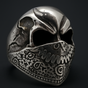 Outlaw Warrior Skull Ring (#R0092)