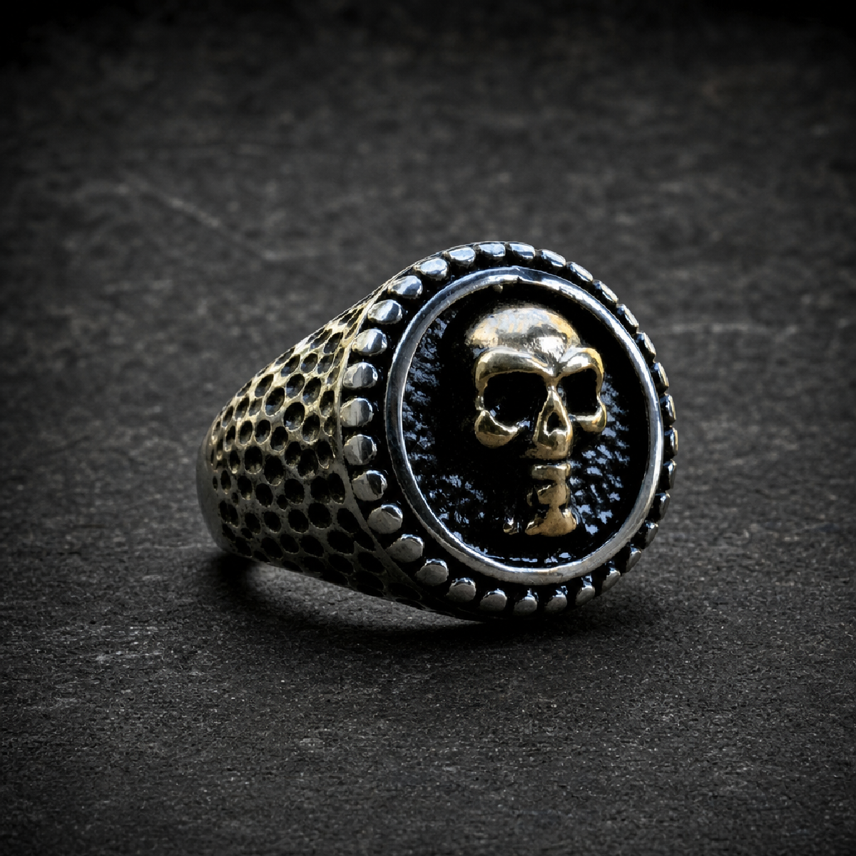 Estimated Prophet Skull Ring - 316L stainless steel unisex jewelry (R0483)