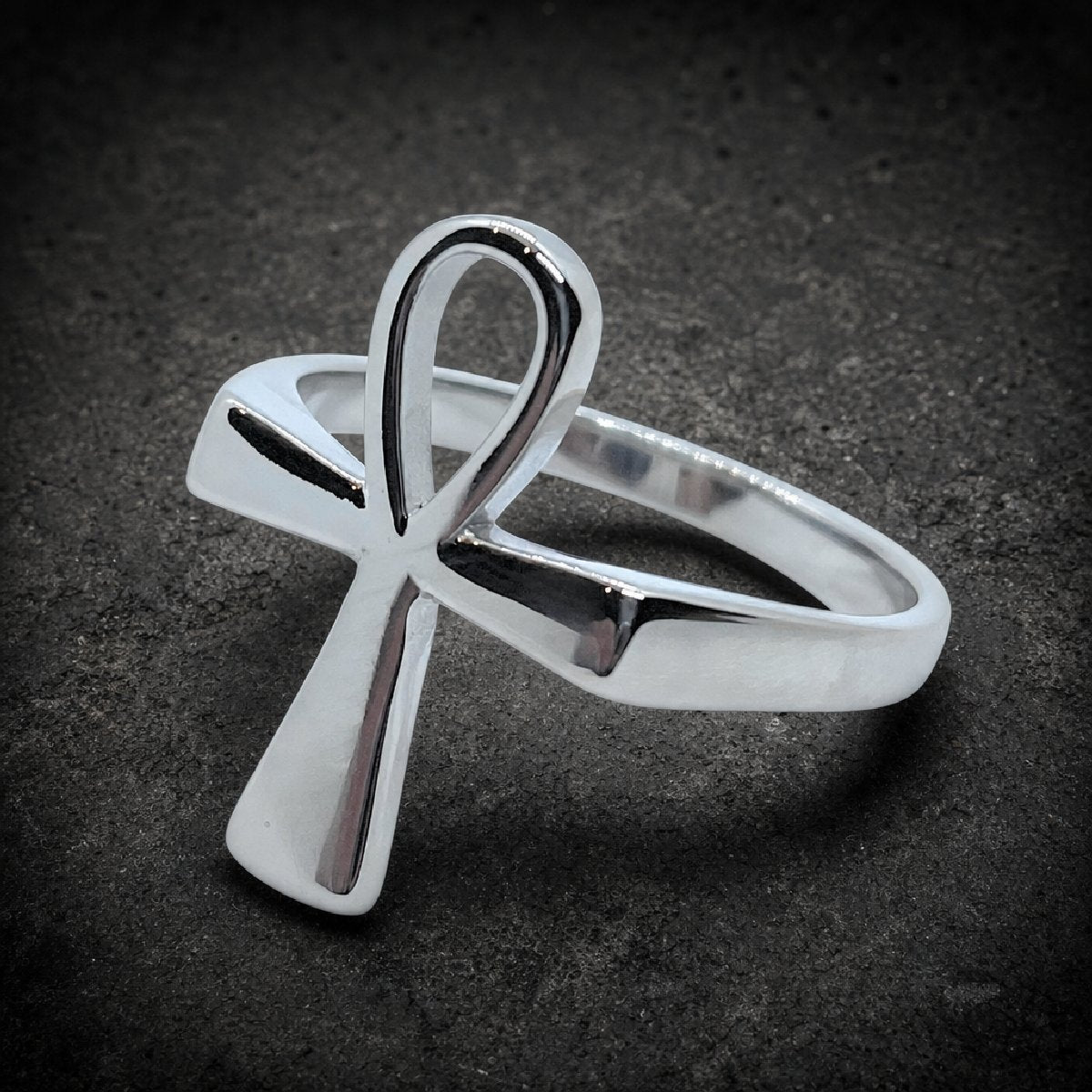 Eternal Key — Ankh Ring - 316L stainless steel unisex jewelry, ankh symbol stainless steel ring, 316l surgical steel ankh…