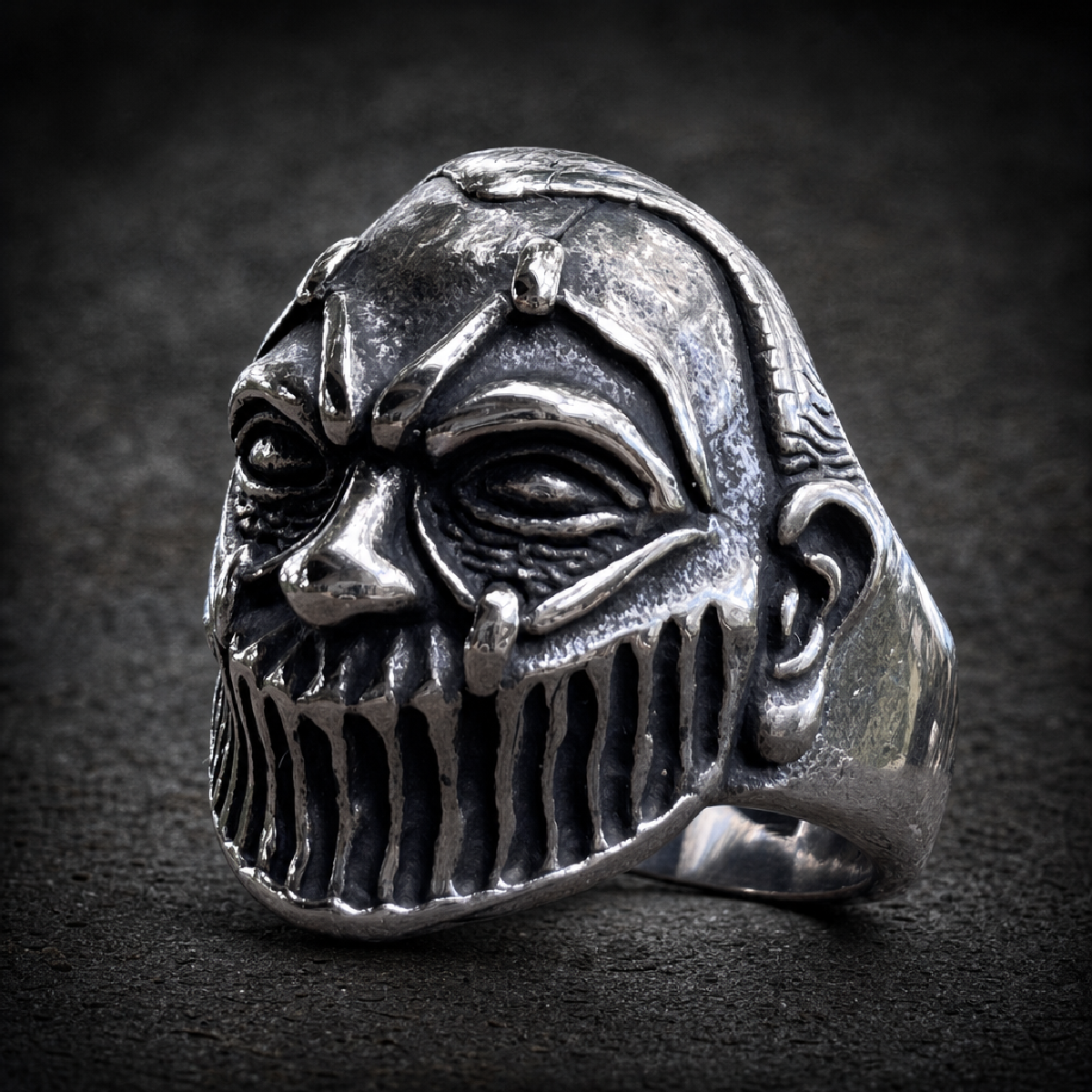 Evil Clown - Ring - 316L stainless steel unisex jewelry (R0812)