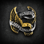 Freedom's Flight — 316L Stainless Steel Eagle Ring (#R0556)