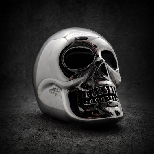 Ghost Rider – Big, Bold, Heavy Skull Ring (HardKnocker Solid Back) (#132)