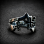 Gimme Three Steps - Triple Cross Ring (#R0541)