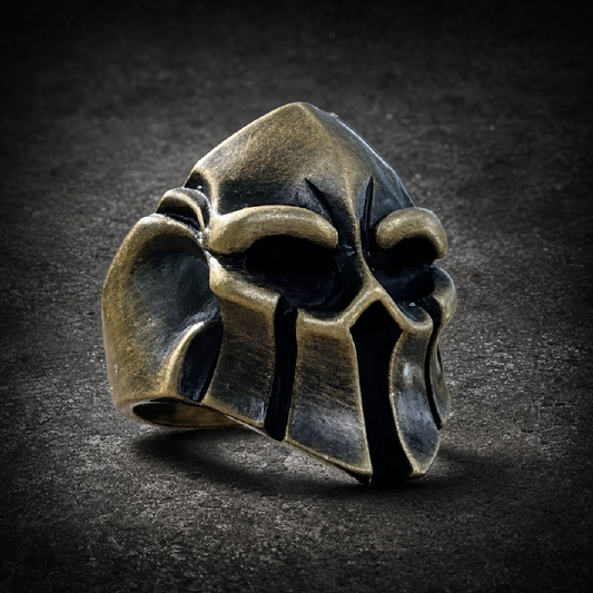 Gladiator - Skull Ring - 316L stainless steel unisex jewelry (685SJ08)
