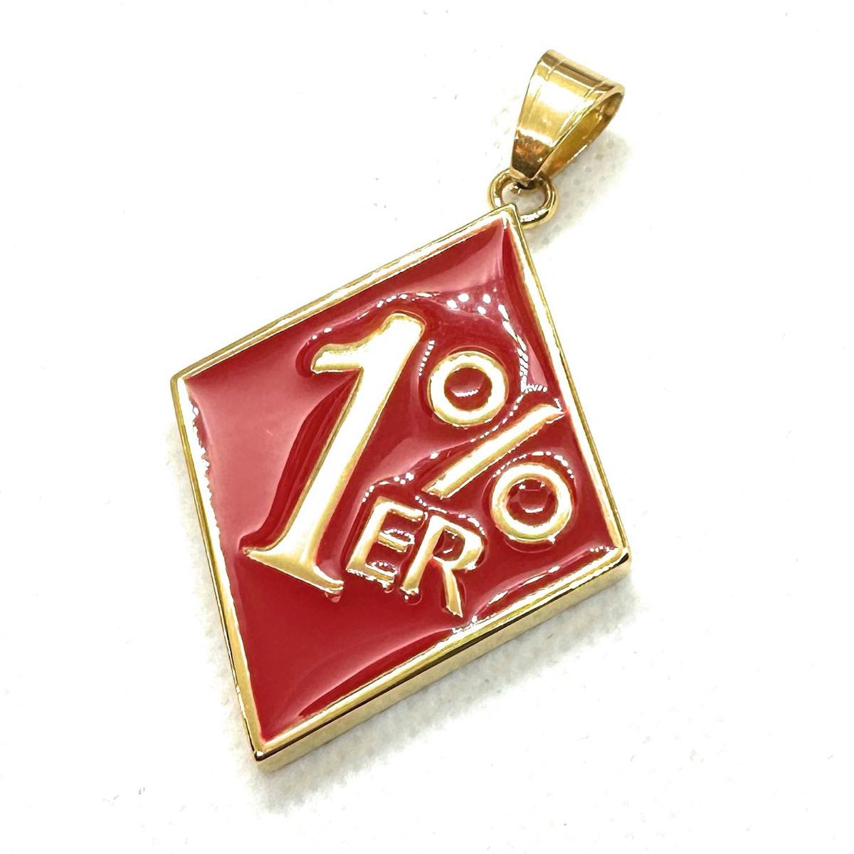 Gold & RED 1% Pendant