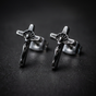 Ossuary Crucifix Earrings (#E078)